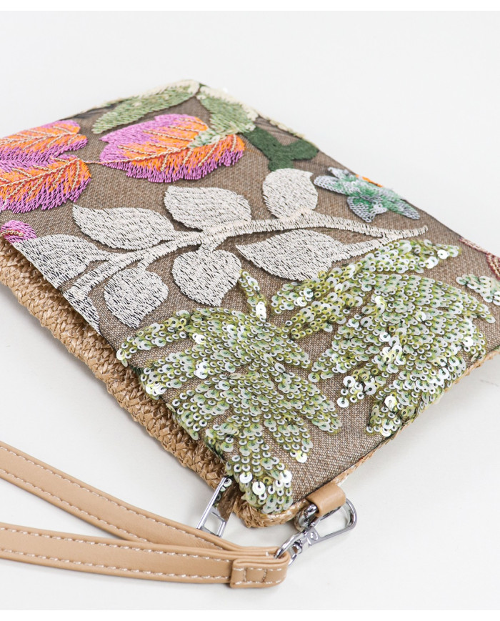 Ladies' Clutch with Decorated Front