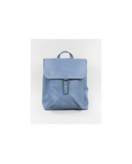 Ladies Blue Backpack with Frontal Pocket