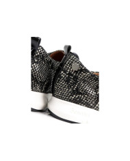 Sapatilhas de Senhora Pretas com Croco Ginova