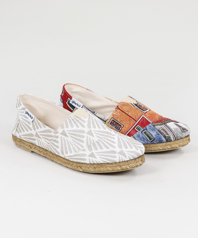 Ginova Ladies' Espadrilles with Pattern