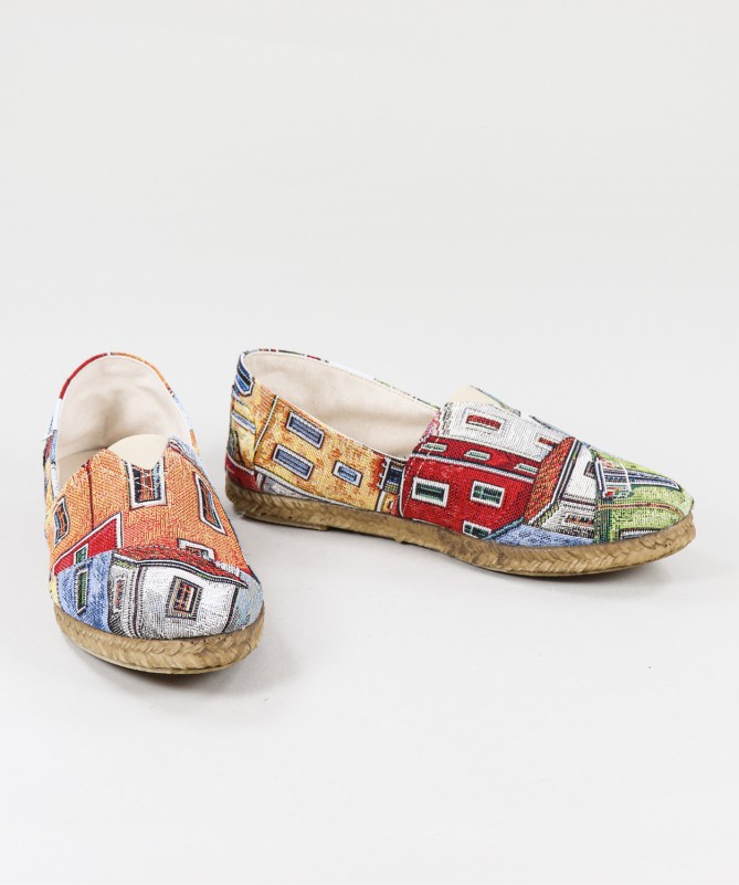 Ginova Ladies' Espadrilles with Pattern