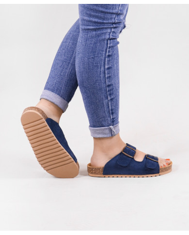 Pantuflas de Mujer Ginova con Hebilla