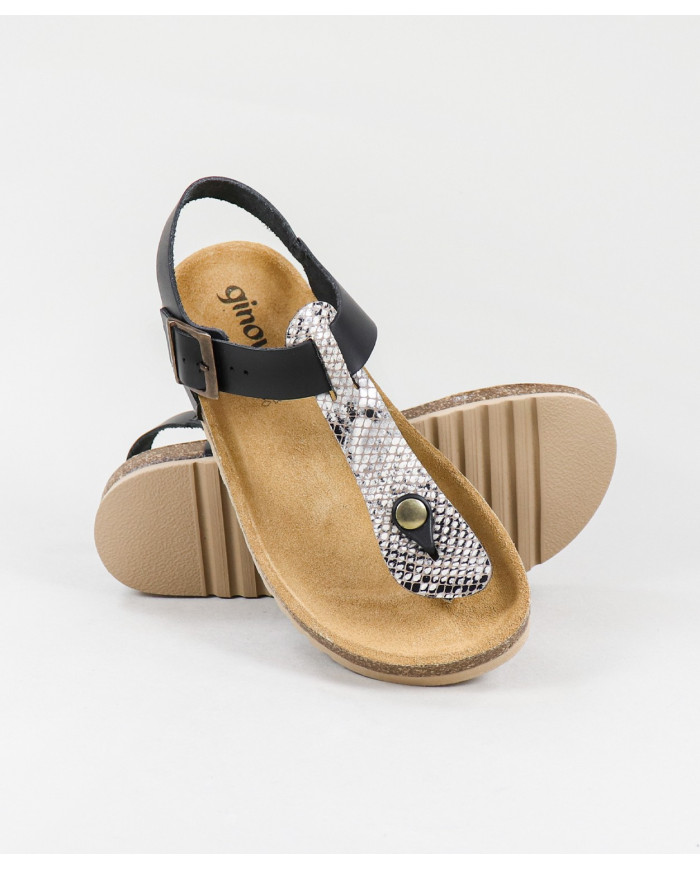 Pantuflas de Mujer Ginova con Hebilla