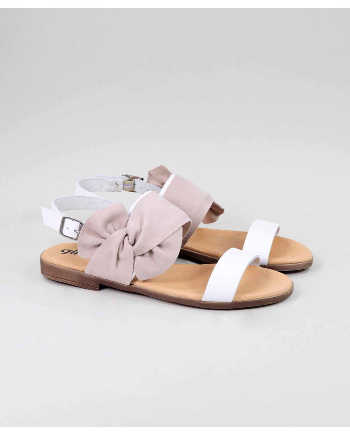 Sandalias Rasas de Senhora Ginova con encaje