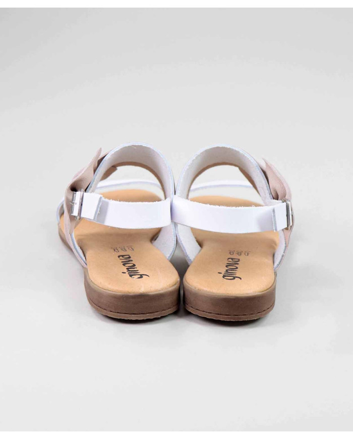 Rasas de Senhora Ginova sandals with lace