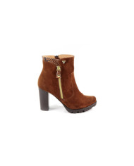 Botas Camel de Salto Alto Ginova Elegantes