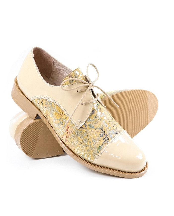 Zapatos Rasos Ginova Floridos