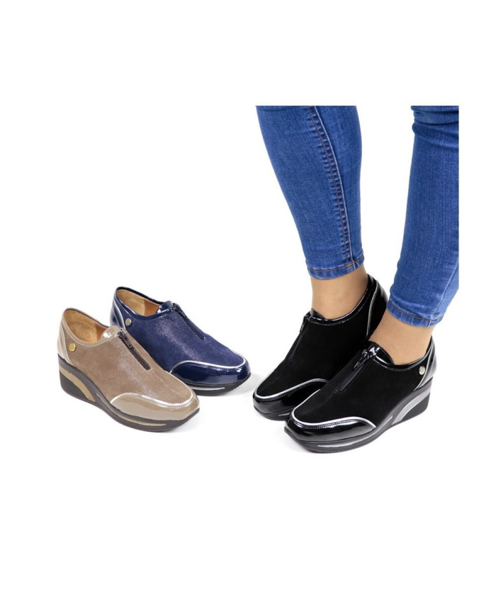 Ladies' shoes with Fecho on the Ginova Front