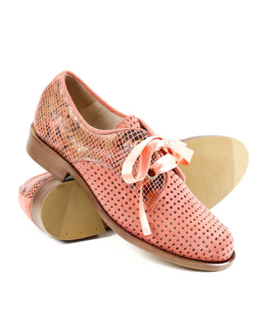 Sapatos Rosa Rasos Oxford Ginova