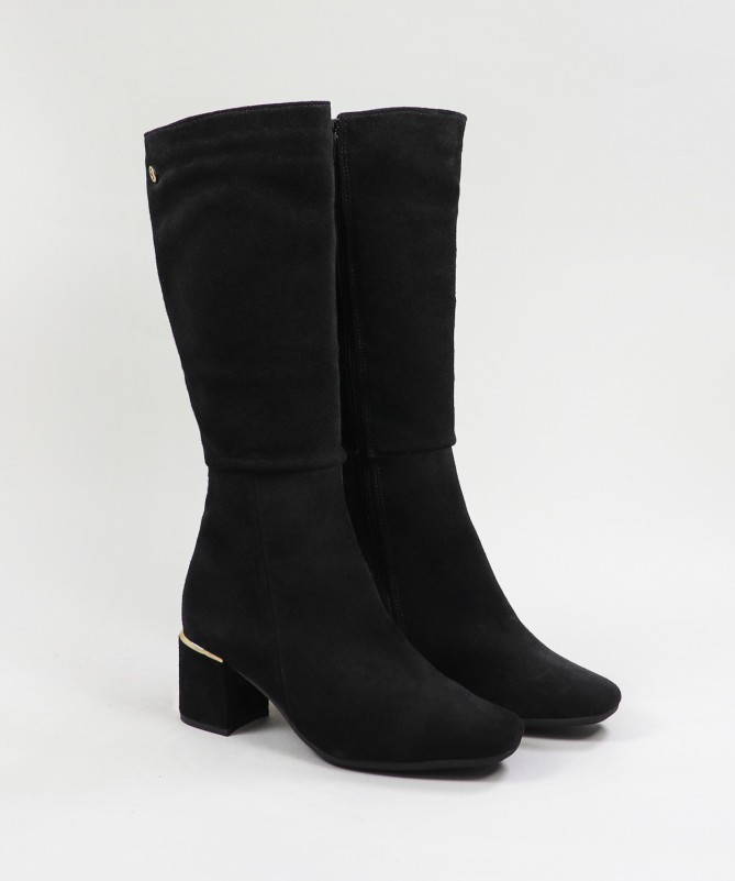 Ginova Medium Heel High Boots