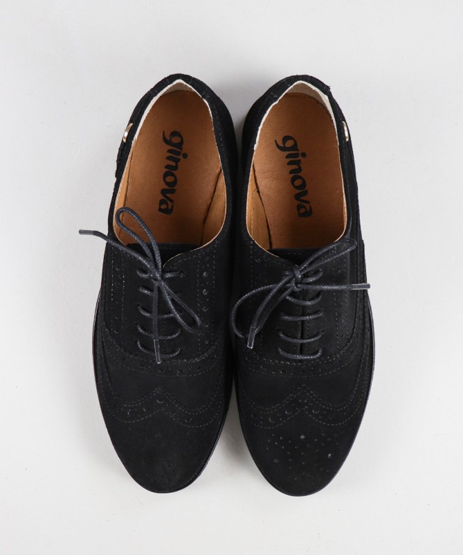 Sapatos Oxford de Senhora Ginova com Atacadores