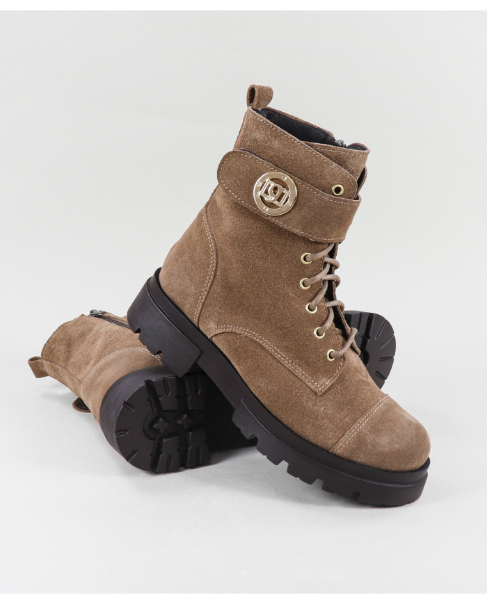Botas de Lady Ginova Militar con Fecho