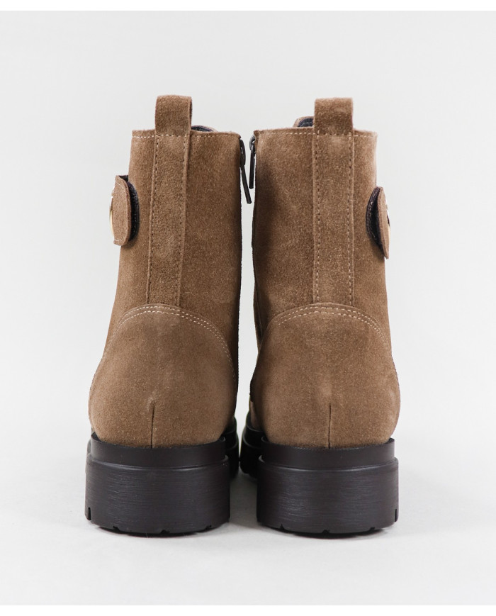 Botas de Lady Ginova Militar con Fecho