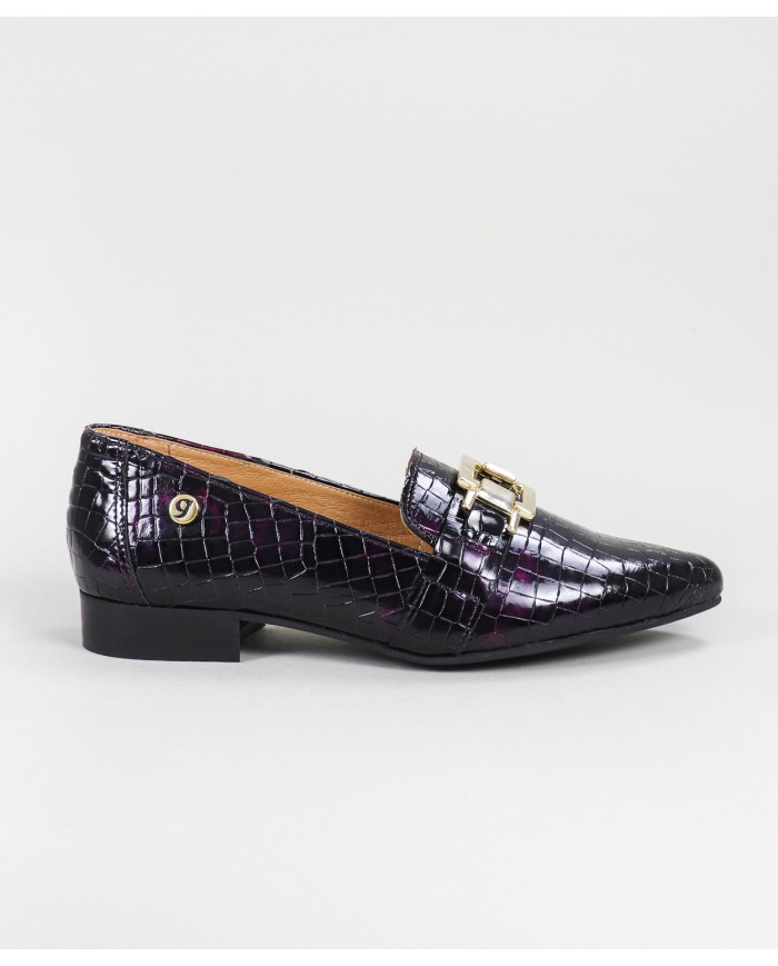 Lady Ginova Rase Shoes with Buckle Decorative