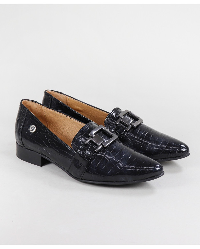 Zapatos Ginova Planos de Mujer con Hebilla Decorativa