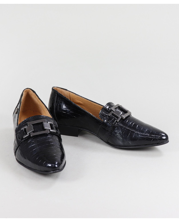 Zapatos Ginova Planos de Mujer con Hebilla Decorativa