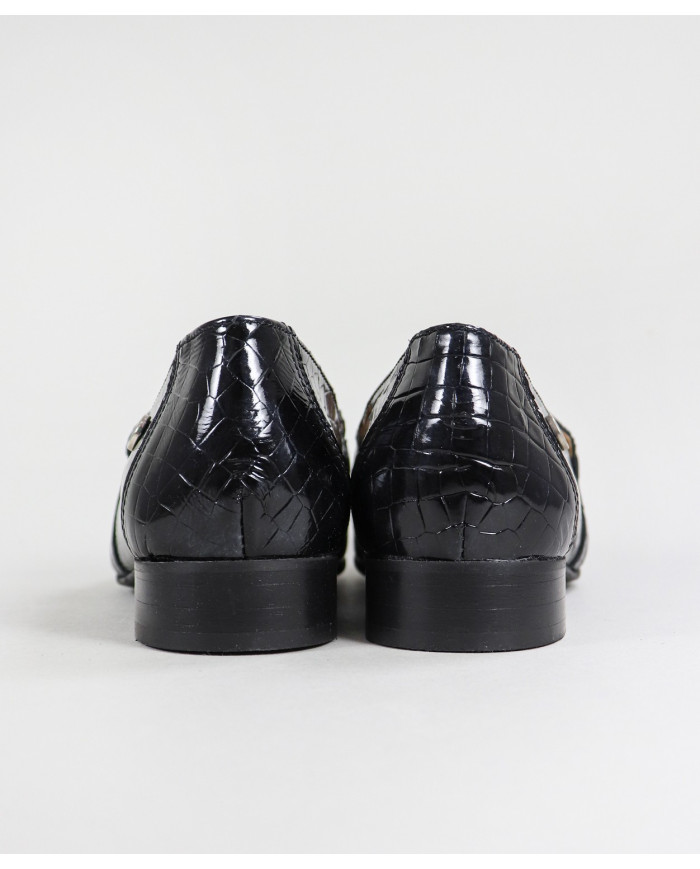 Sapatos Rasos de Senhora Ginova com Fivela Decorativa