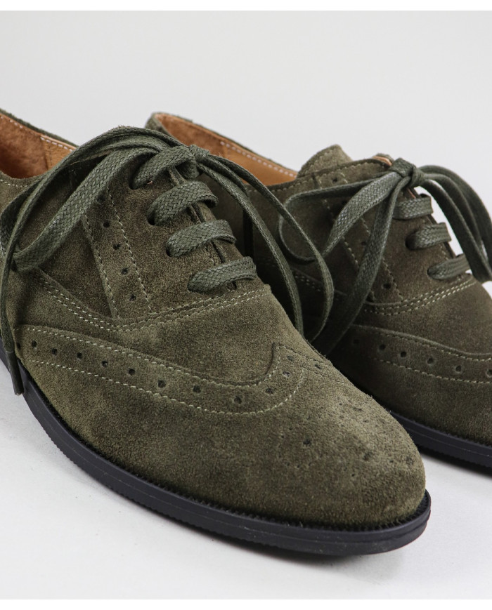 Sapatos Rasos de Senhora Ginova com Atacadores