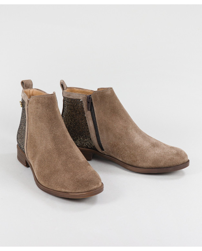 Botas de Mulher Ginova com Brilhantes Atrás