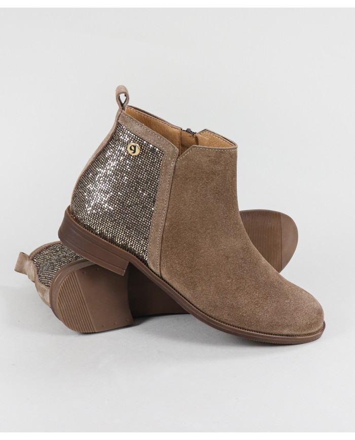 Ginova Women's Boots with Brightness Back