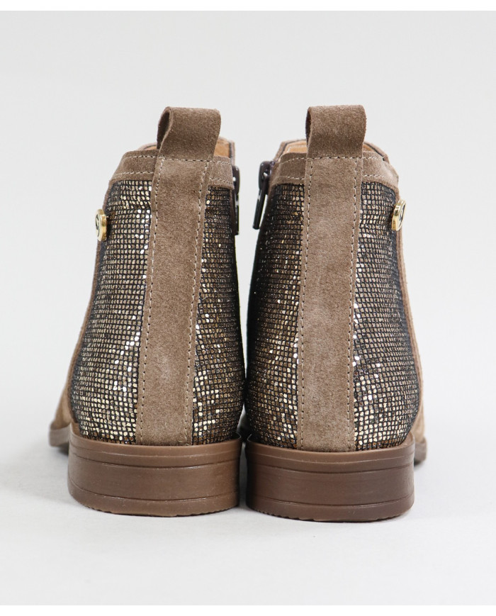 Botas de Mulher Ginova com Brilhantes Atrás