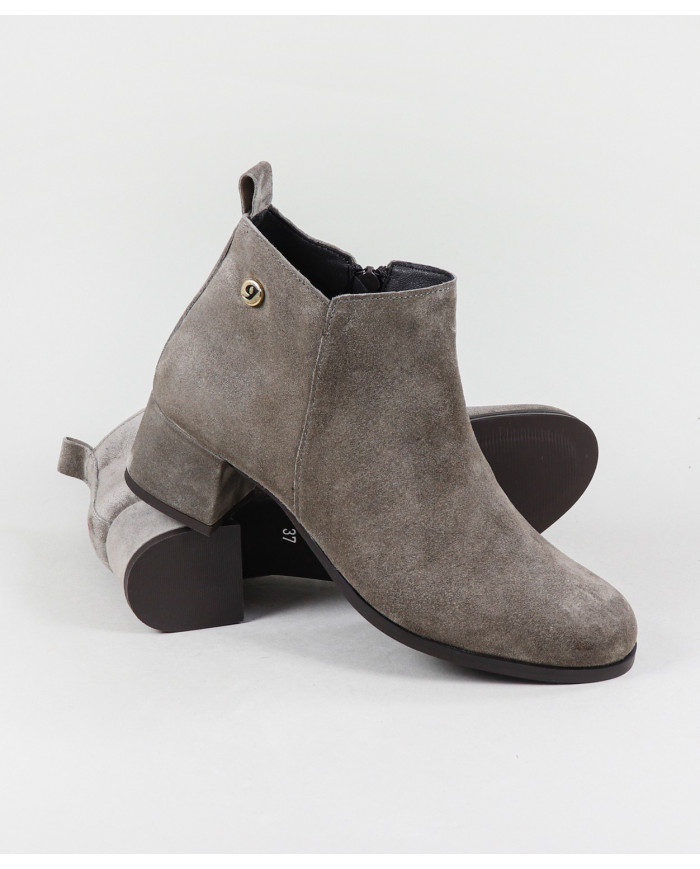 Ginova Botas de Mujer con Zip