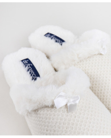Zapatillas de dormitorio de mujer de Fonseca con Pelo