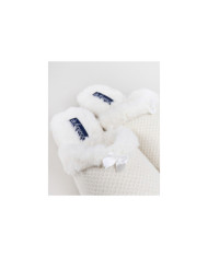 Chinelos DeFonseca de Quarto Femininas com Pelo