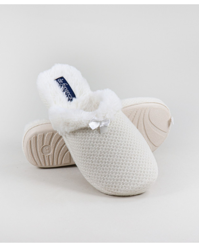 Zapatillas de dormitorio de mujer de Fonseca con Pelo
