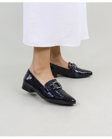 Lady Ginova Rase Shoes with Buckle Decorative