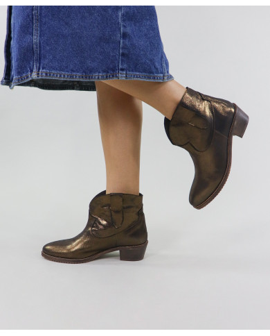 Ginova Botas de Mujer con Clips