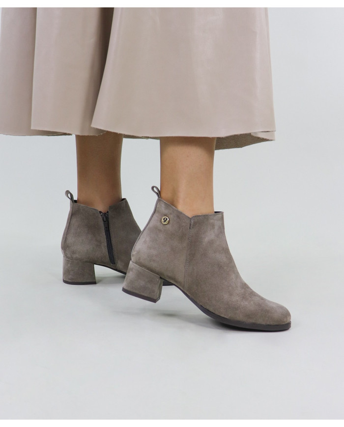 Ginova Botas de Mujer con Zip