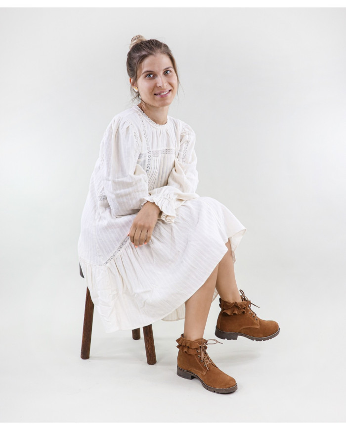 Botas de Mujer Ginova con Volantes