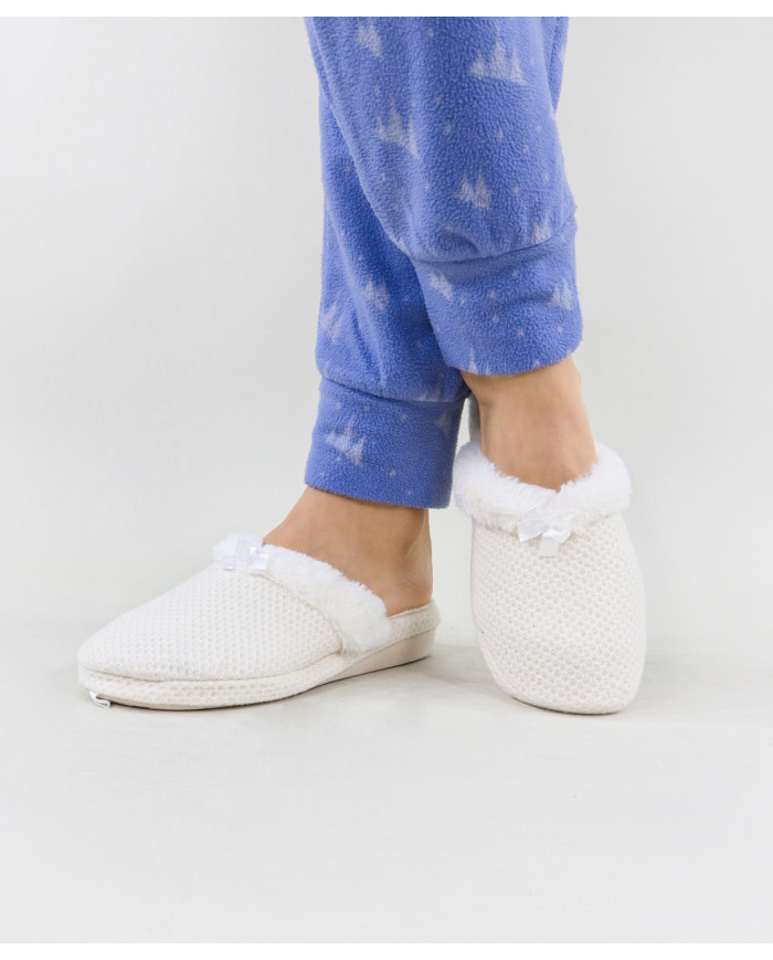 Zapatillas de dormitorio de mujer de Fonseca con Pelo