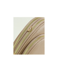 Suitcase / Ladies Taupe Wallet with Shoulder Strap