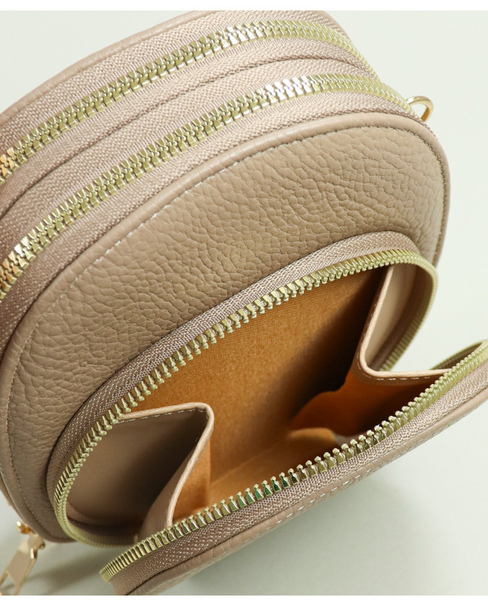 Bolso / Cartera de Mujer con Bandolera Taupe