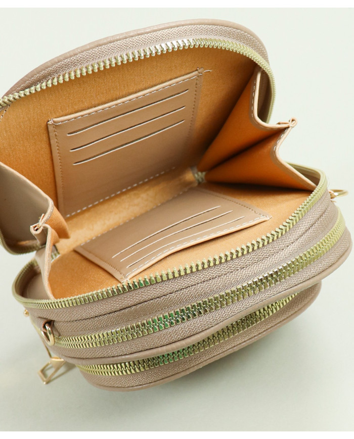 Bolso / Cartera de Mujer con Bandolera Taupe