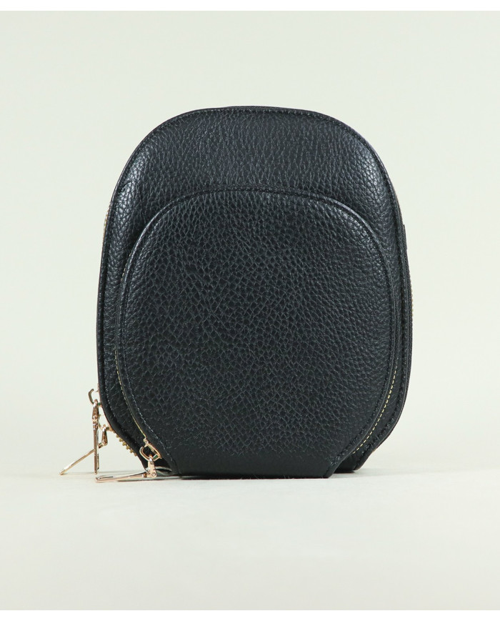 Mala / Carteira Preta de Senhora com Alça de Ombro