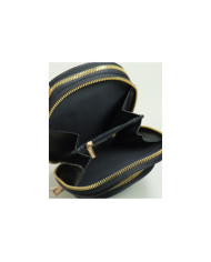 Bag / Ladies Black Wallet with Shoulder Strap