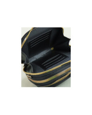 Bag / Ladies Black Wallet with Shoulder Strap