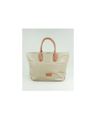 Mala Taupe de Senhora Acolchoada