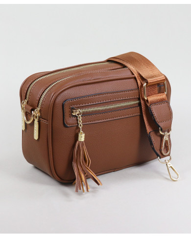 Lady Camel Bag with 2 Partitions