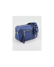 Bolso azul para mujer con 2 separadores