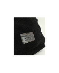 Bolso de Hombro de Cuero Negro para Mujer