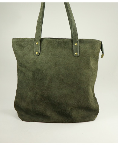 Bolso de Piel Verde para Mujer
