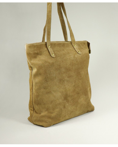 Bolso de Piel Topo para Mujer