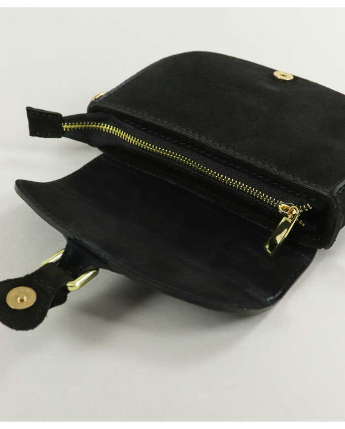 Case in Black Skin with Lady's Tiracolo