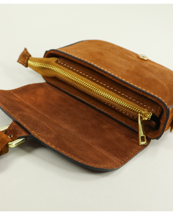 Mala en Pele Camel con Stripe de Lady ← Ginova