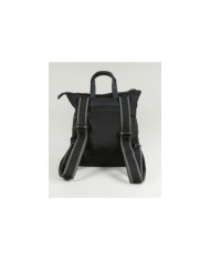 Ladies Black Backpack with Decorative Cords
