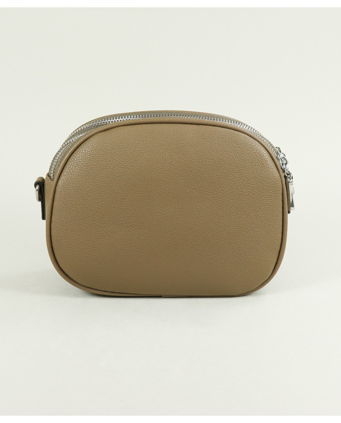 Mala Tiracolo Cacau com Divisórias de Senhora